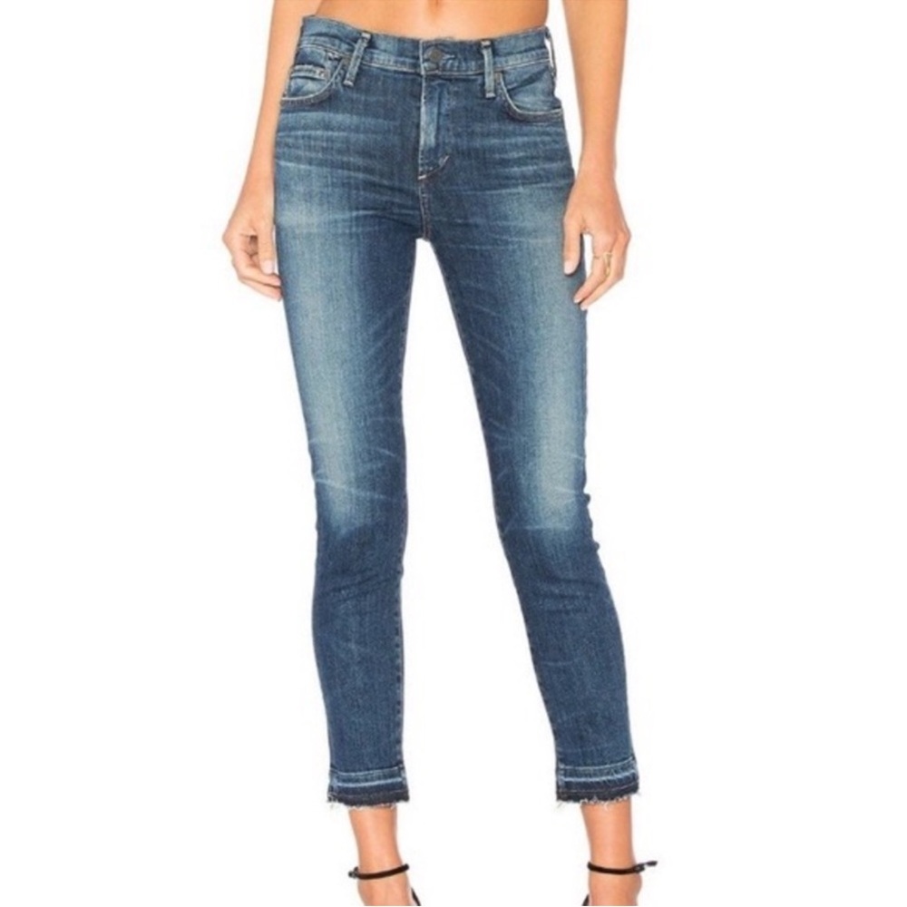 Citizens of Humanity Rocket Crop High Rise Skinny Jeans Size 26
